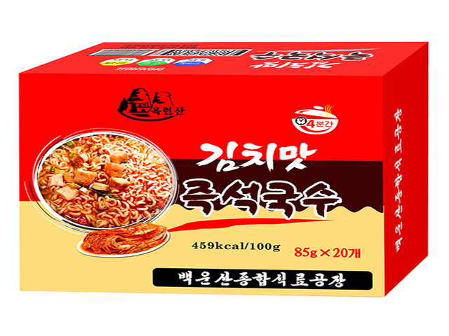 Kimchi flavored instant noodles (85g×20 packs/case)